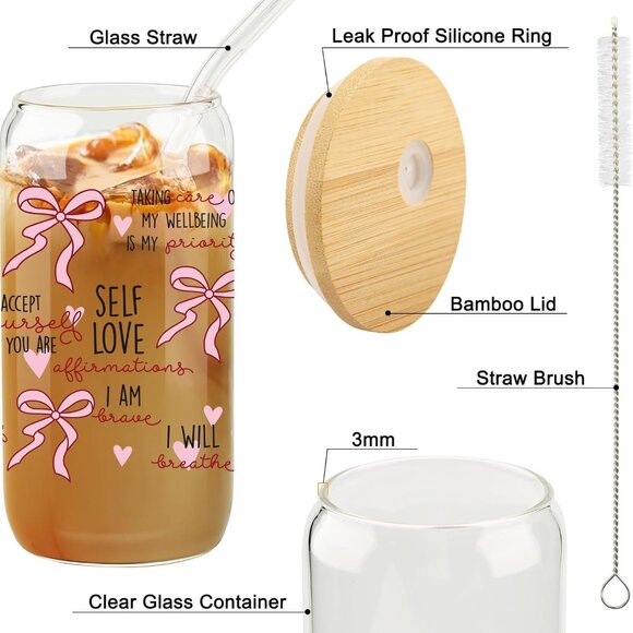 Self Love Affirmations Hot & Cold Tumbler - Picture 3 of 4